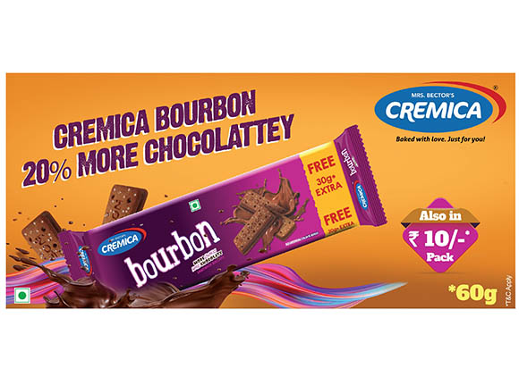 Cremica Bourbon 20% more Chocolattey